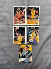 5 1993-94 LOS ANGELES LAKERS Trading Cards Bundle Lot Used Common NBA Basketball