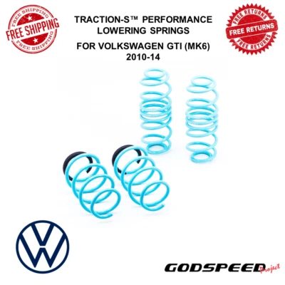 Godspeed Traction-S Performance Lowering Springs Fits 2010-14 Volkswagen GTI MK6 - Image 1 of 4