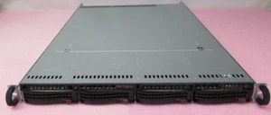 Supermicro SuperServer CSE-815 X10SLH-N6-ST031 CTO E3-1200 340W 4-Bay Server - Picture 1 of 4