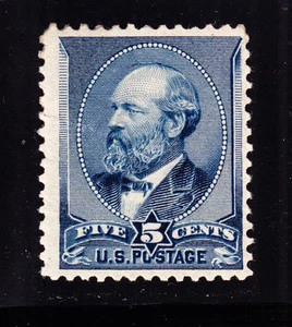 US 216 5c Garfield Mint F-VF OG H SCV $225 - Picture 1 of 2