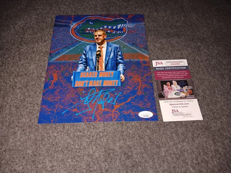 Billy Napier Signed 8x10 Jsa Florida Gators - Image 1 of 1