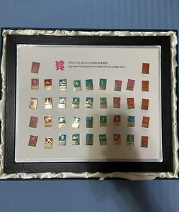 London 2012 Olympic Motion icon Pictogram Pins Set - Picture 1 of 3