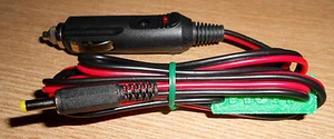 Yaesu FT817 / FT818 Potencia Cable Con Fundidos 12V 'Cigarro' Enchufe Y Marcador - Imagen 1 de 3