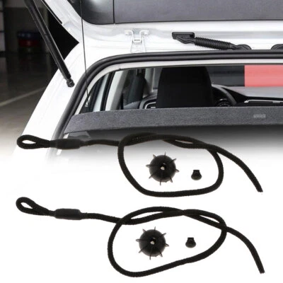 2x For VW Golf MK5 MK6 MK7 R GTI Boot Rear Parcel Shelf String Cord Cover Straps - Image 1 of 4