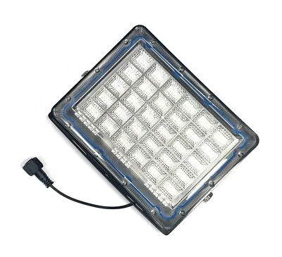 Led da Esterno da 100W Con Luce Fredda Bianca Con Pannello Solare E Telecomando - Immagine 1 di 4