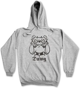 DAWG HOODIE KAPUZENPULLOVER Bad Dog Bullterier Pitbull Fight Combat Attack Kette - Bild 1 von 1