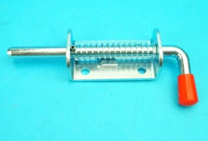 150 mm federbelastete Schussschrauben - Tortür stabil Pferd Box Anhänger - Bild 1 von 13