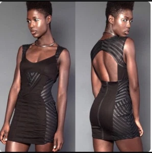 LIP SERVICE SECRET SOCIETY MESH MINI DRESS BODYCON Size Large - Picture 1 of 3