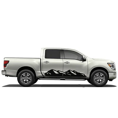 侧门山图形贴纸贴花兼容日产 Titan — 第 1/3 张图片