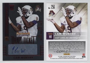 2015 Contenders Draft Picks College Ticket Red Foil Cam Worthy Rookie Auto RC