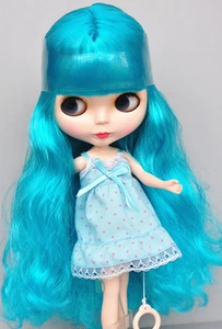 Takara 12" Neo Blythe Blue Hair Nude Doll from Factory TBO145 - Picture 1 of 1