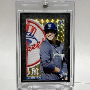 Anthony Volpe RC Custom Art Card ACEO Gold & Black Yankees *LESEN* - Bild 1 von 2