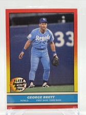 1988 Fleer Baseball's Hottest Stars George Brett Card #4 Mint FREE SHIPPING