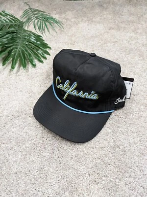 $38 Bad Birdie California веревки шляпа бейсболки мужской OS черный неоновый гольф водитель грузовика новый с Ярлыками - Изображение 1 из 4