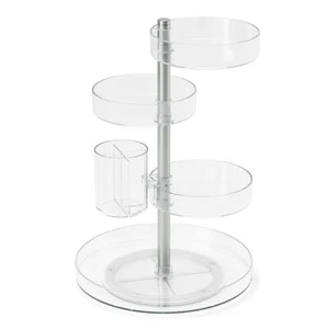 Umbra Pirouette Makeup Organiser Rotating Cosmetics Holder Storage Display Stand - Picture 1 of 6