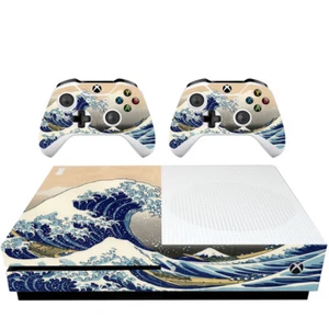 VWAQ The Great Wave Off Kanagawa Skin Xbox One S Wrap Decal  - Picture 1 of 2