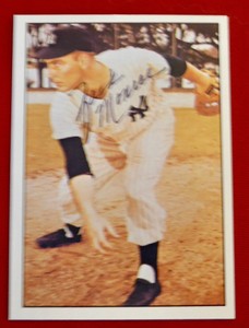 ZACK MONROE auto signed autograph 1979 TCMA Baseball New York Yankees 1958-59