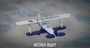 1930's Cadillac Boeing Stearman Model 75 Biplane Christmas Ornament Airplane - Picture 1 of 8