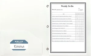 C-Line Two-Pocket Heavyweight Poly Portfolio with Prongs, For Letter Size Papers - Picture 1 of 6