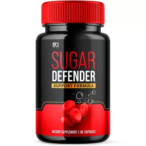 Sugar Defender Advanced Blood Sugar Support Formula Promote 60 Capsules - Picture 1 of 8