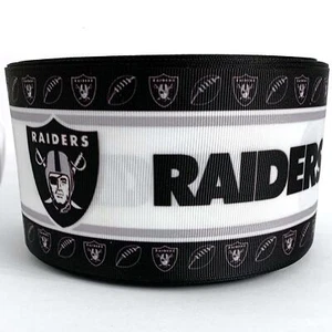 GROSGRAIN BAND 5/8"", 7/8"", 1,5"" & 3"" SPORT TEAM R weiß bedruckt KOMBINATIONSVERSAND - Bild 1 von 1