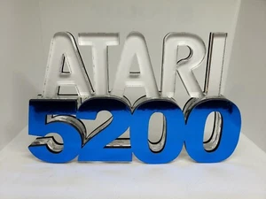 Atari sign display Video(Atari 5200,Atari show it off,2600,7800 Jaguar) gameroom - Picture 1 of 8
