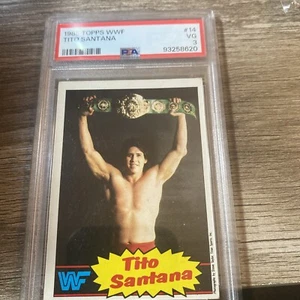 1985 Topps WWF - #14 Tito Santana - Picture 1 of 3