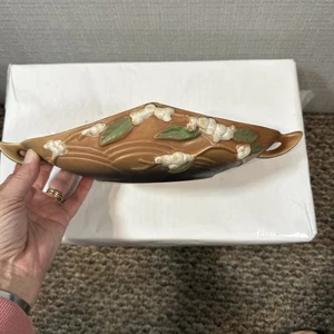 Roseville Pottery Freesia console bowl - Picture 1 of 7