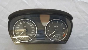 SPEEDOMETER CLUSTER SEDAN Auto KPH FIT 07-08 BMW 328i OEM E90 - Picture 1 of 8