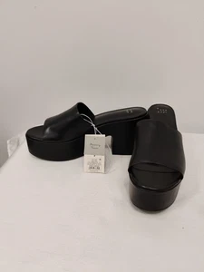 A New Day Womens Ricky Platform Heels with Memory Foam Insole Black Size 9 - Picture 1 of 5