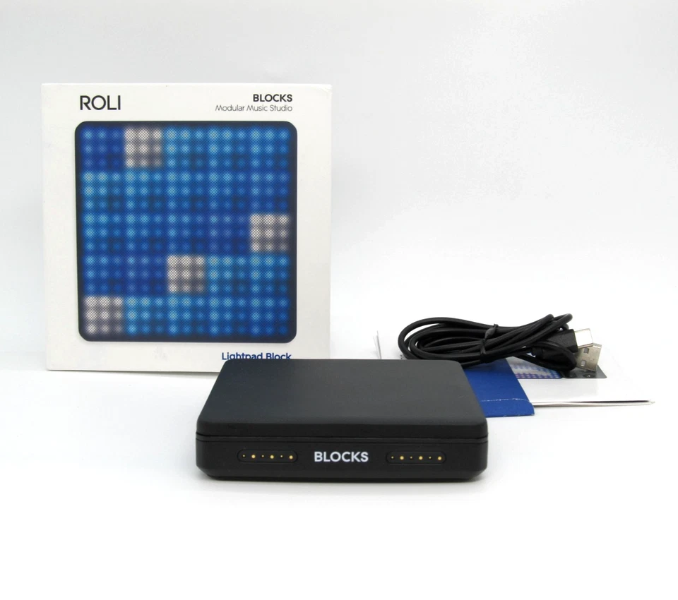 Controlador MIDI Bluetooth sensible a la presión iluminado bloque almohadilla de luz ROLI Foto 1 de 4