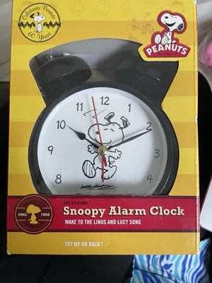 The Original Snoopy Peanuts Wacky Waker Bedside Alarm Sound Clock - Image 1 of 4