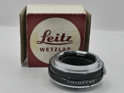 GENUINE LEICA 14127F VISOFLEX ADAPTER FOR LEICA M LENS TO LEICAFLEX R MOUNT 1882 - Image 1 of 2