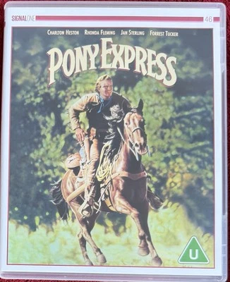 PONY EXPRESS Blu Ray Charlton Heston Rhonda Fleming Jan Sterlin Jerry Hopper  - Image 1 of 2