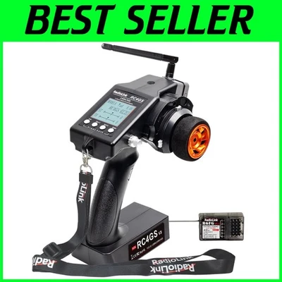 Combo transmisor y receptor de radiocontrol de 2,4 GHz para autos y barcos de radiocontrol Foto 1 de 4