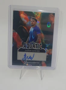 2025 Leaf Aquatic Auto 1/1 Jadon Sancho Soccer - Picture 1 of 2