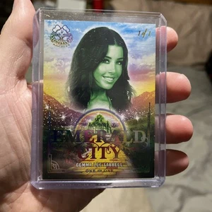 2022 Benchwarmer  Gemma Lee Farrell 🍀 EMERALD CITY Purple  #1/1 PLAYBOY 🐇 - Picture 1 of 3