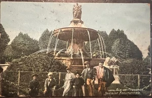 Postkarte von Aix-en-Provence - Monumentaler Brunnen - Bild 1 von 2