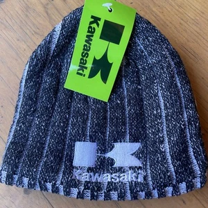 *Brand NEW* 2011 Kawasaki K Beanie Stripe Embroidered One Size NWT K3 - Picture 1 of 7