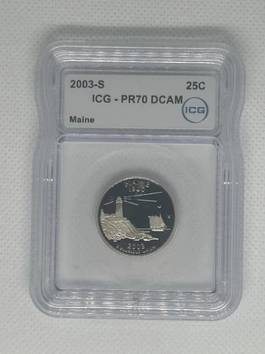 2003-S Maine State Quarter ICG PR-70 DCAM - Image 1 of 2