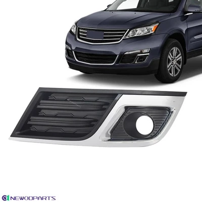 For 2013-2017 16 Chevy Traverse Front Fog Light Bezel Cover Driver Left Side LH Foto 1 de 4