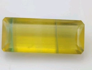 16.51 Cts Natural BI Color Flourite Loose Gemstone Octagon Cut - Picture 1 of 2