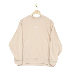 Adidas Oversized Sweatshirt Womens Size 8 Peach Orange Relaxed Fit - Picture 1 of 14
