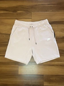 Nike Sportswear Tech Fleece Shorts Cloth Sweat 7” In Pink Men’s Size Large - Picture 1 of 11