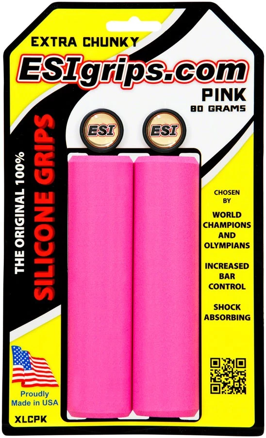 ESI Extra Chunky Grips - Pink - Image 1 of 1