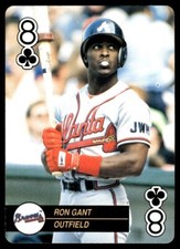 1992 U.S. Playing Card Co. Baseball Aces #8 Ron Gant Atlanta Braves