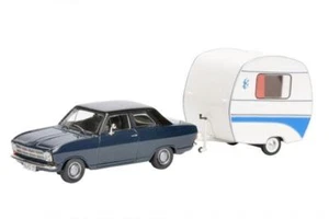 Schuco Opel Kadett B mit Knaus 1:43 450294700 - Zdjęcie 1 z 1