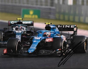 Signed Esteban Ocon Formula 1 Alpine Racing 8x10 Photo #5 2022 Original - Picture 1 of 2