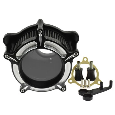 Chrom Klarheit Luftfilter Luftreiniger Grau Reiniger Für Harley M8 Touring Trike - Bild 1 von 4