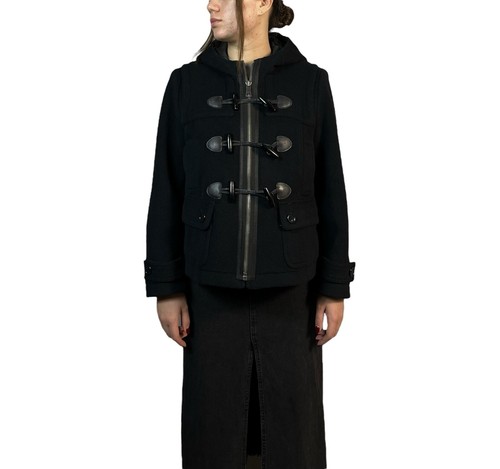 Burberry Brit cappotto donna piumino 100% lana Nova check giacca taglia UK 14